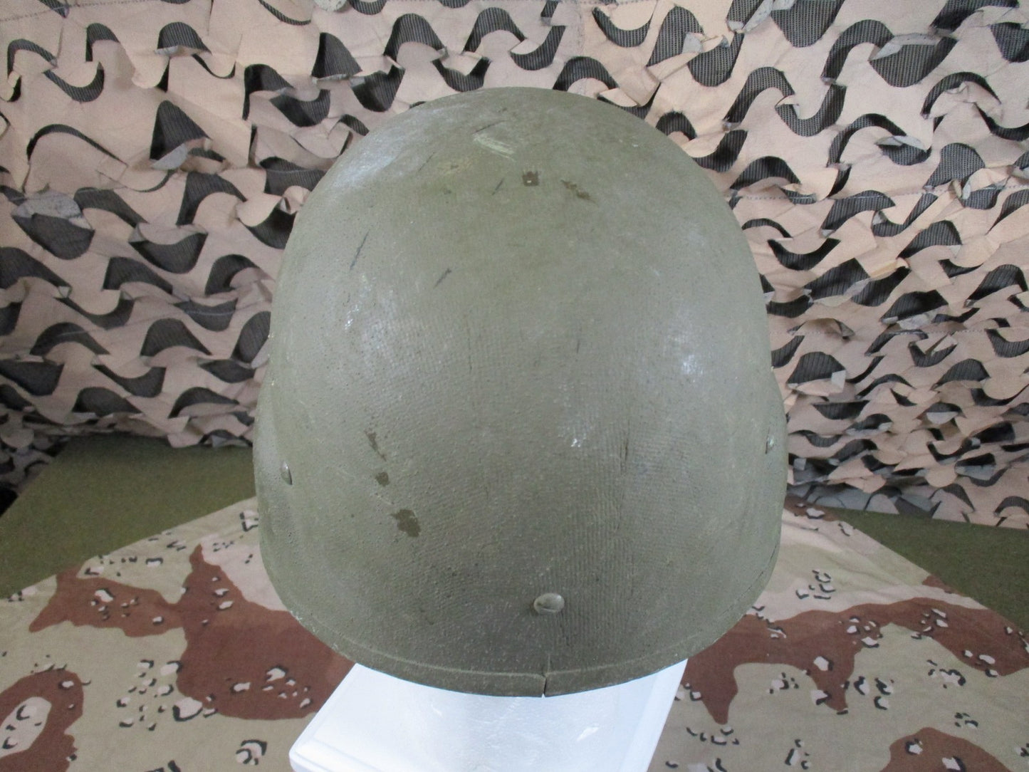 US Military PASGT Helmet Kpot Size XS w/ Desert Camo Cover Surplus