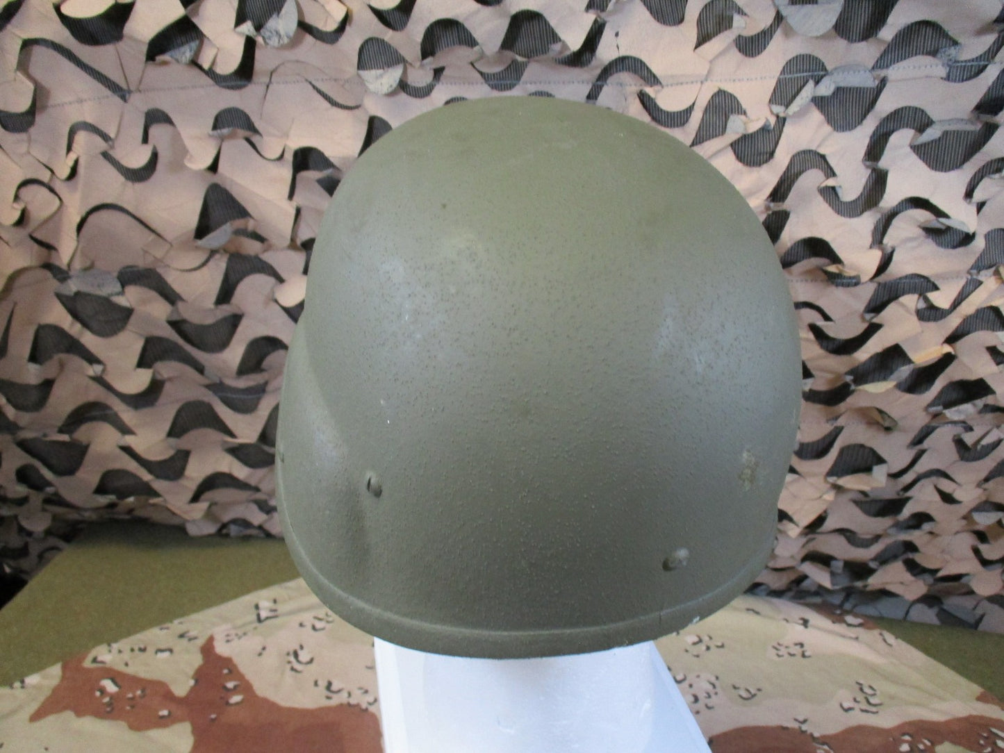 US Military PASGT Helmet Woodland Camo Cover size medium Surplus