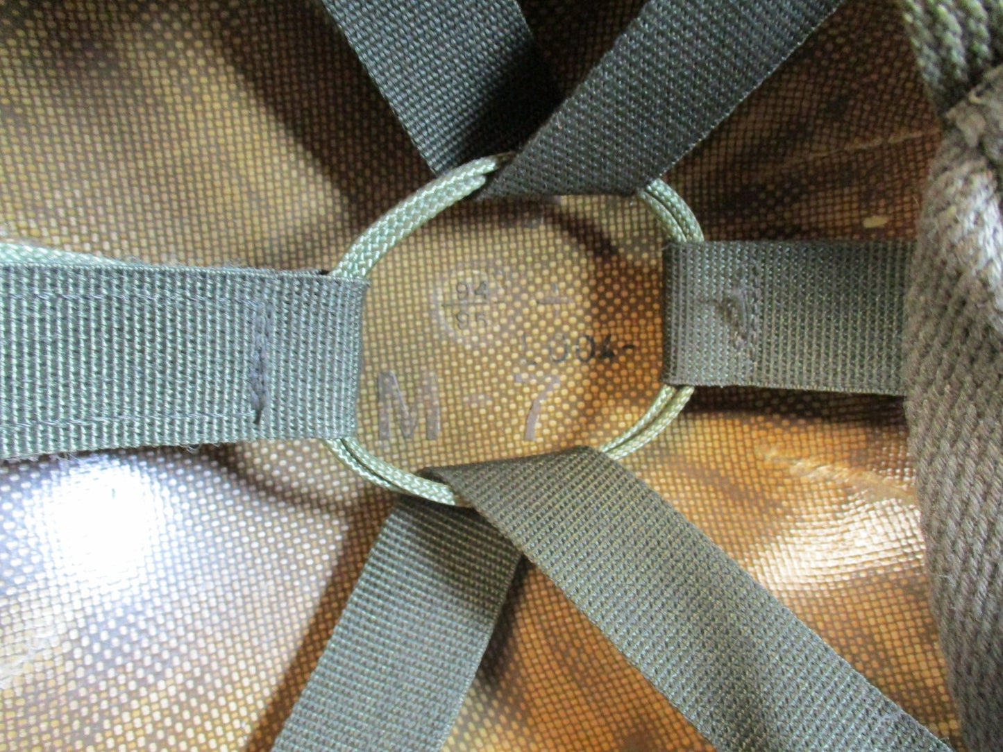 US Military PASGT Helmet Woodland Camo Cover size medium Surplus