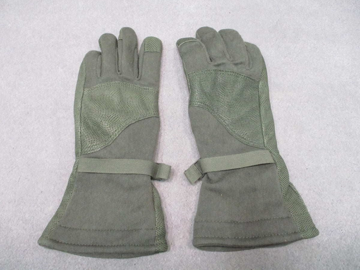 US Military Masley Gore-Tex Cold Weather Flyers Gloves Sage Green Size Medium