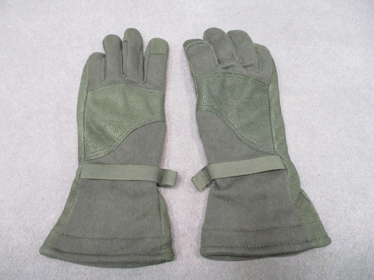 US Military Masley Gore-Tex Cold Weather Flyers Gloves Sage Green Size Medium