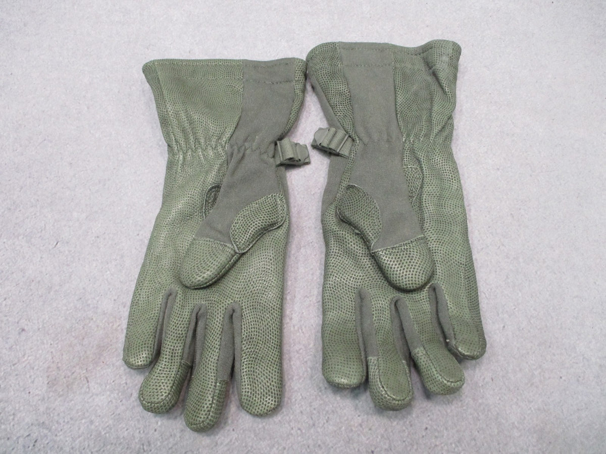 US Military Masley Gore-Tex Cold Weather Flyers Gloves Sage Green Size Medium
