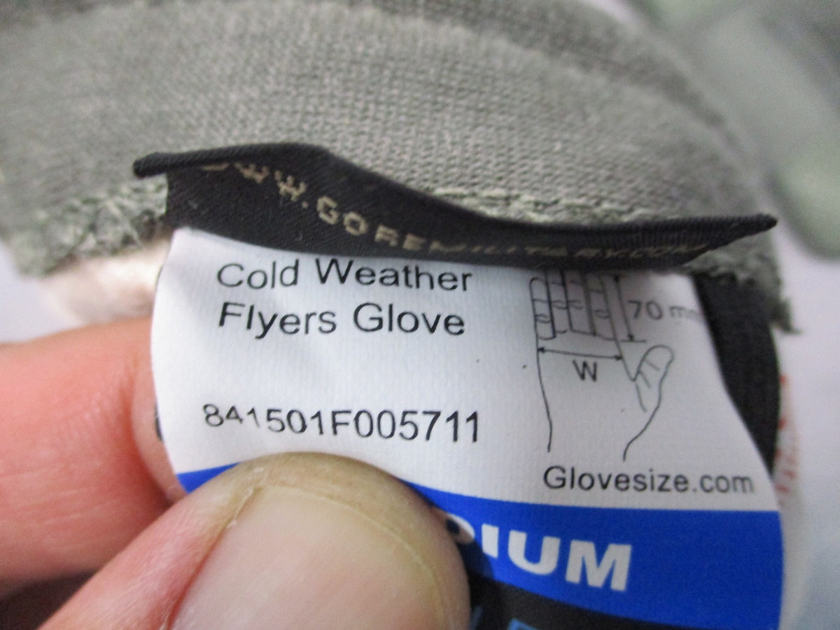 US Military Masley Gore-Tex Cold Weather Flyers Gloves Sage Green Size Medium