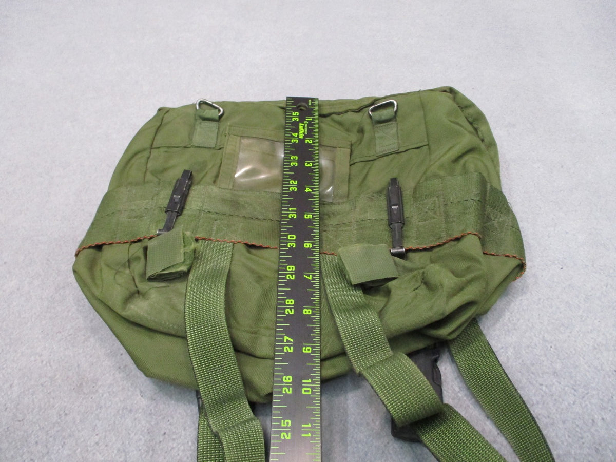 USGI Military Combat Butt Pack OD Green Woodland Liner ALICE Field Pack Used