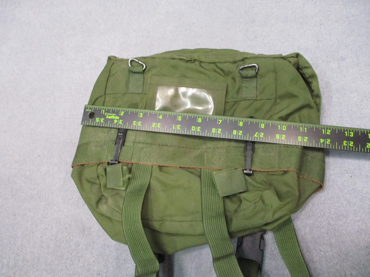 USGI Military Combat Butt Pack OD Green Woodland Liner ALICE Field Pack Used