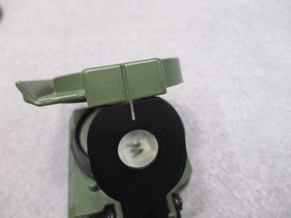 Cammenga Model 3H Tritium Lensatic Compass OD Green 2009 USA w Military Pouch