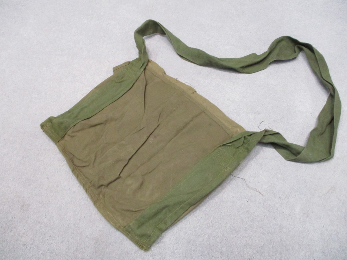 USGI M7 Bandolier Carry Bag OD Green Vietnam Era Military Satchel Vintage