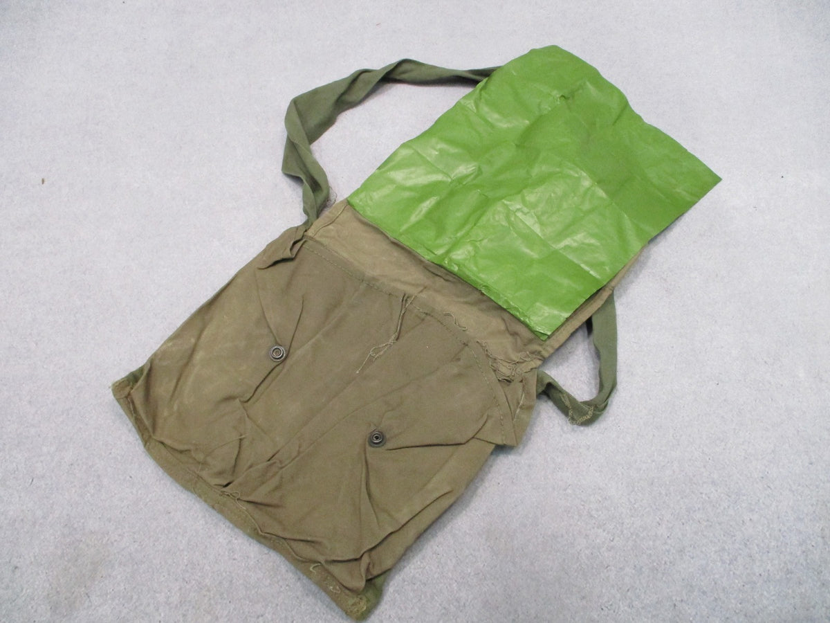 USGI M7 Bandolier Carry Bag OD Green Vietnam Era Military Satchel Vintage