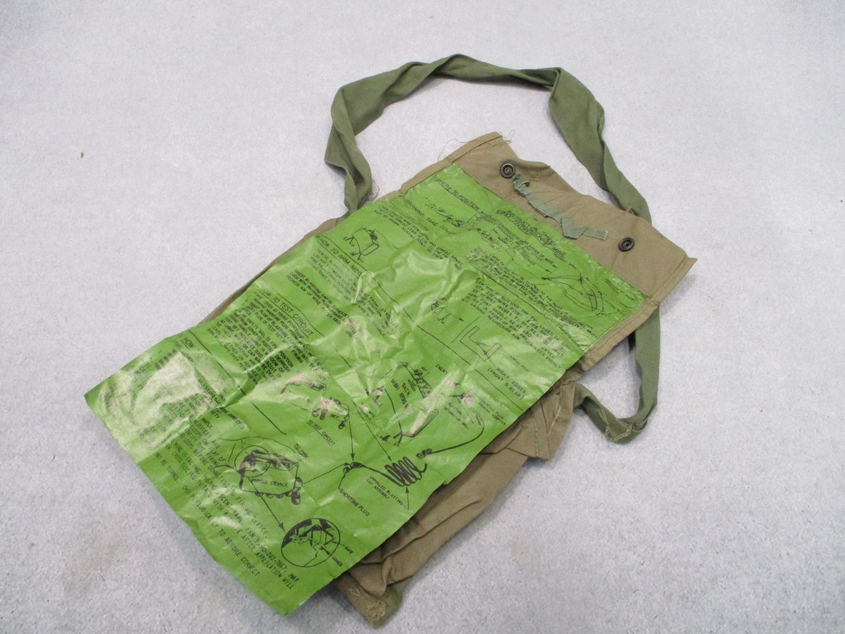 USGI M7 Bandolier Carry Bag OD Green Vietnam Era Military Satchel Vintage