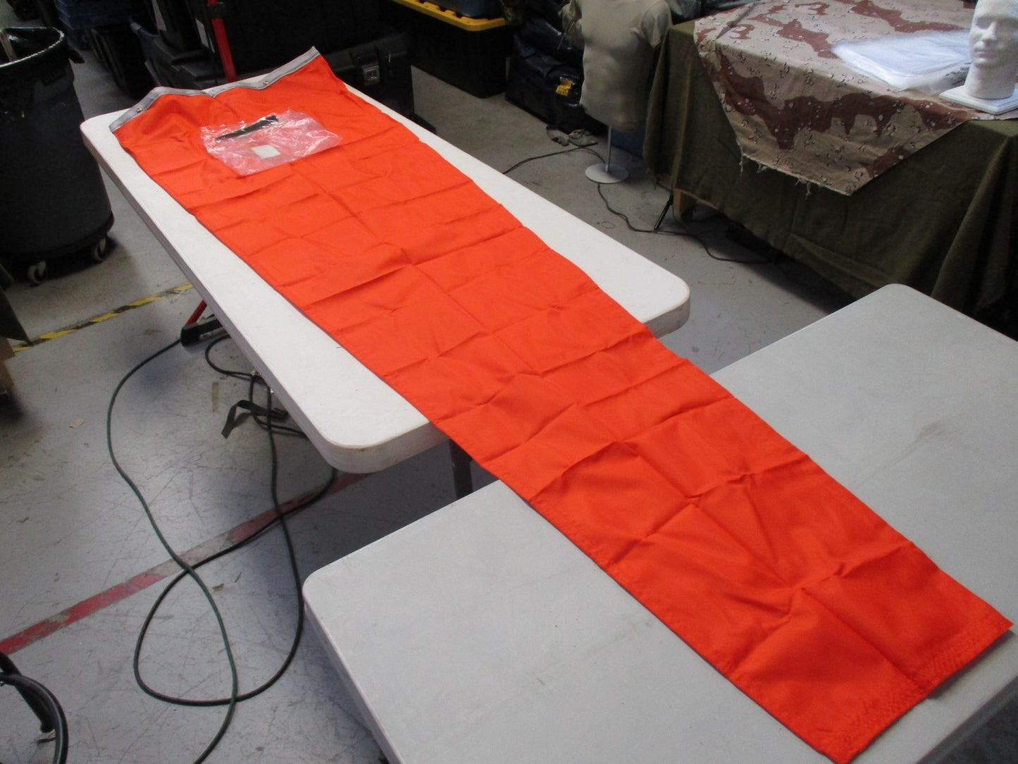 Military Surplus Windsock NSN 6660-01-191-9397 High-Visibility Orange New