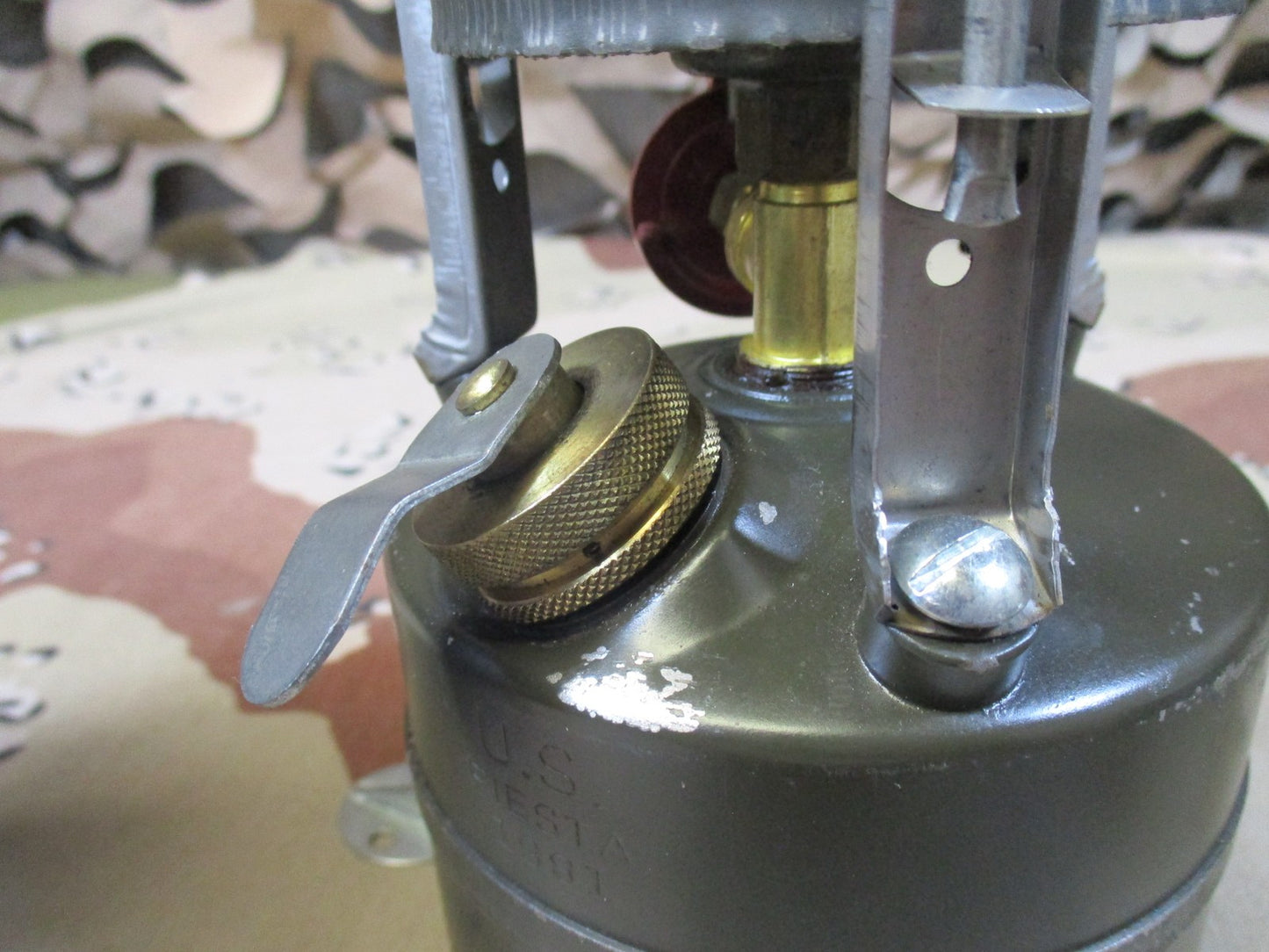 Vintage 1981 U.S. Military M-1950 Gasoline Stove with Aluminum Case