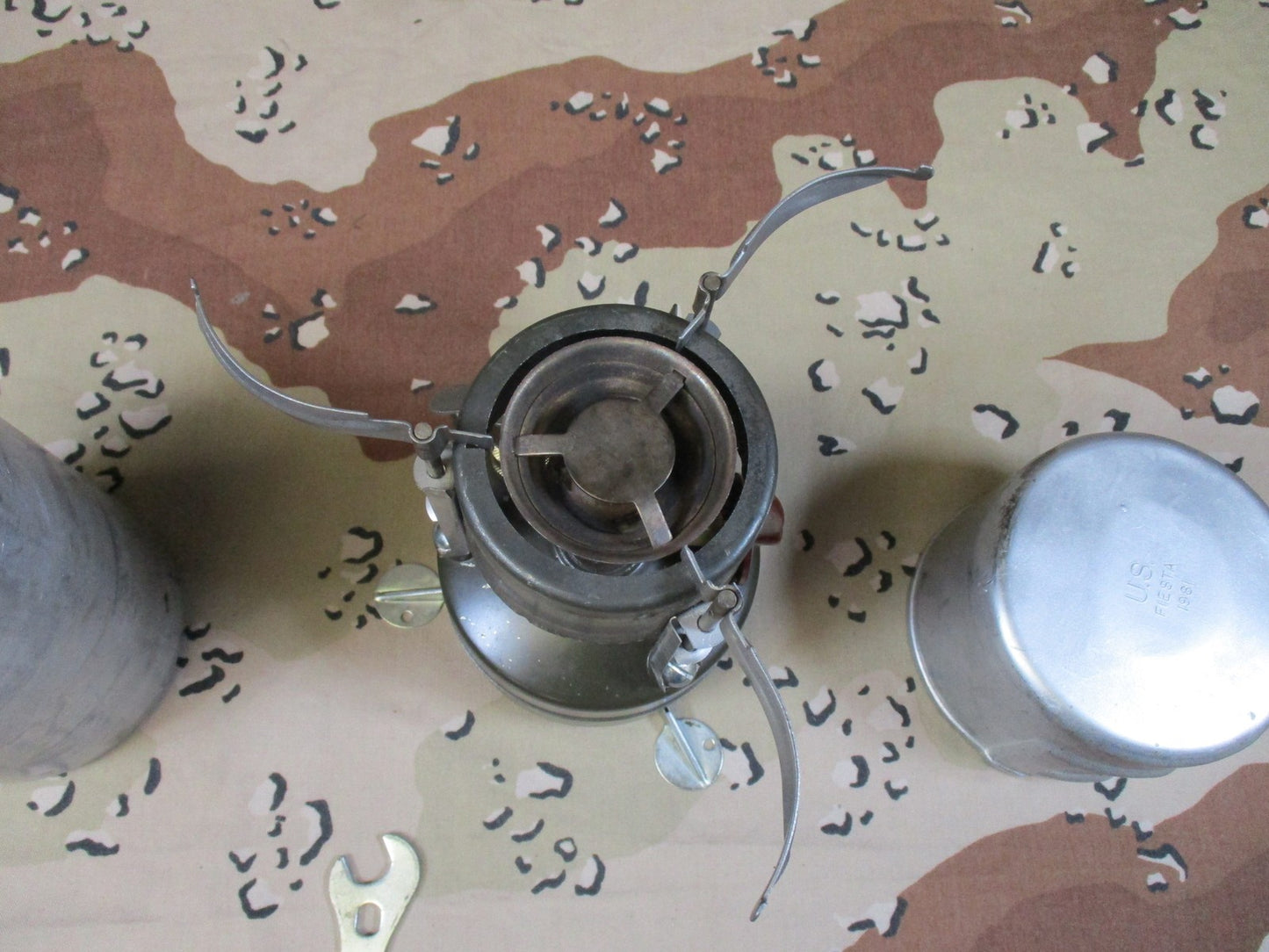 Vintage 1981 U.S. Military M-1950 Gasoline Stove with Aluminum Case