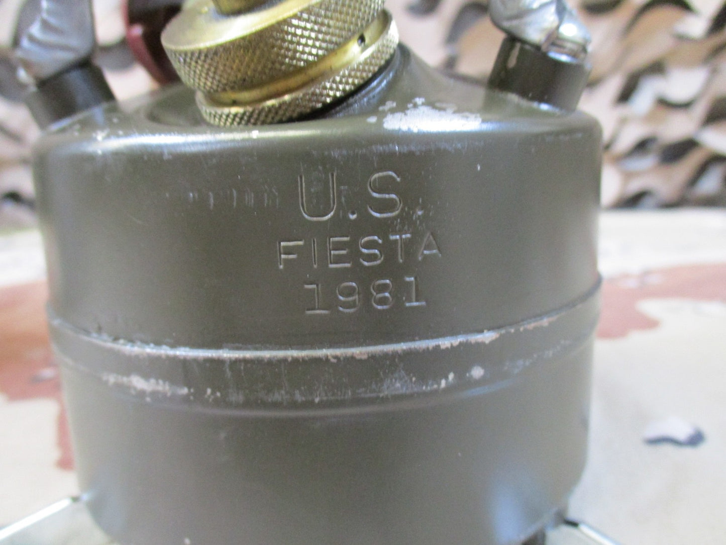 Vintage 1981 U.S. Military M-1950 Gasoline Stove with Aluminum Case