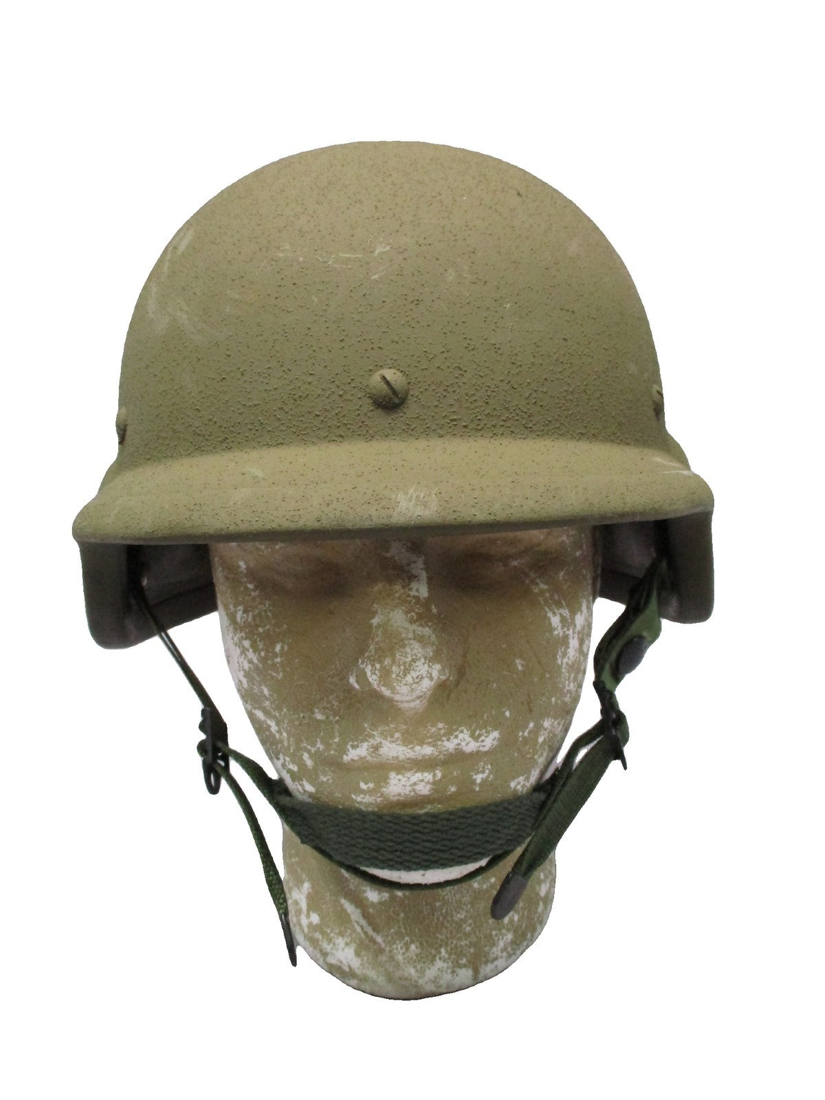 USGI PASGT K-Pot Combat Helmet XS Devils Lake Sioux 1985 w Chinstrap Headband