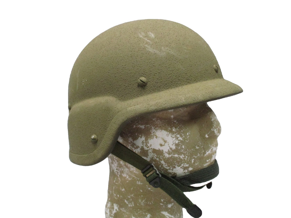 USGI PASGT K-Pot Combat Helmet XS Devils Lake Sioux 1985 w Chinstrap Headband