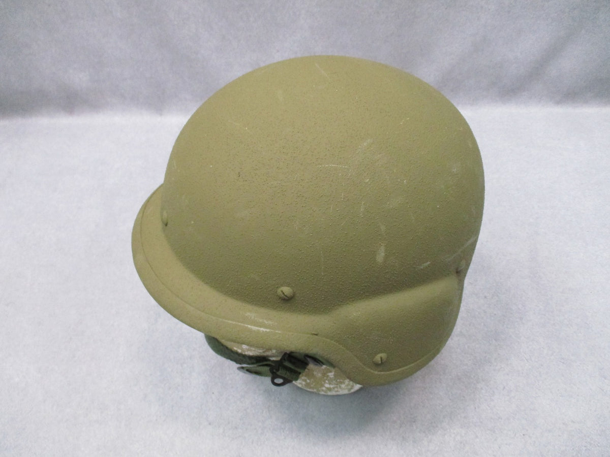USGI PASGT K-Pot Combat Helmet XS Devils Lake Sioux 1985 w Chinstrap Headband