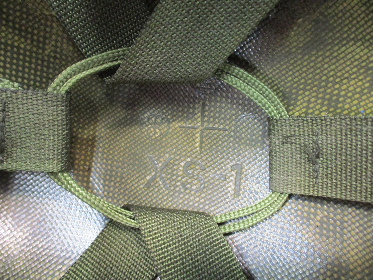 USGI PASGT K-Pot Combat Helmet XS Devils Lake Sioux 1985 w Chinstrap Headband