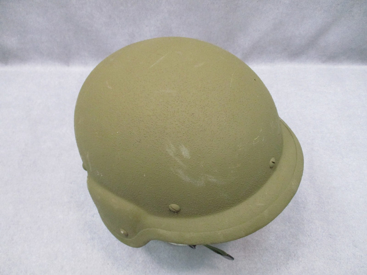 USGI PASGT K-Pot Combat Helmet XS Devils Lake Sioux 1985 w Chinstrap Headband