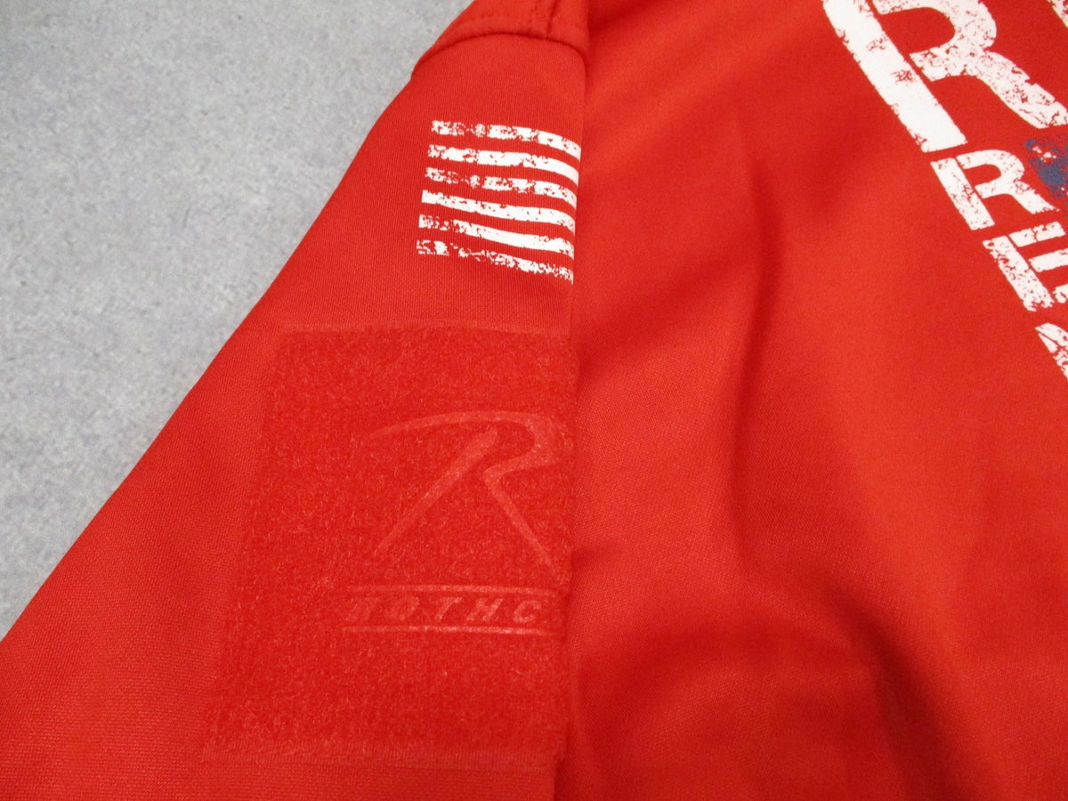 New Rothco R.E.D. Concealed Carry Tactical Hoodie Sweatshirt Red Size Large 4036