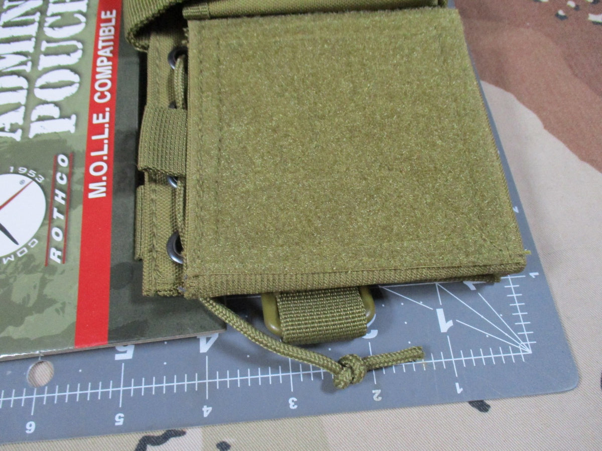 New Rothco M.O.L.L.E. Compatible Admin Pouch Coyote Tactical Gear 51006