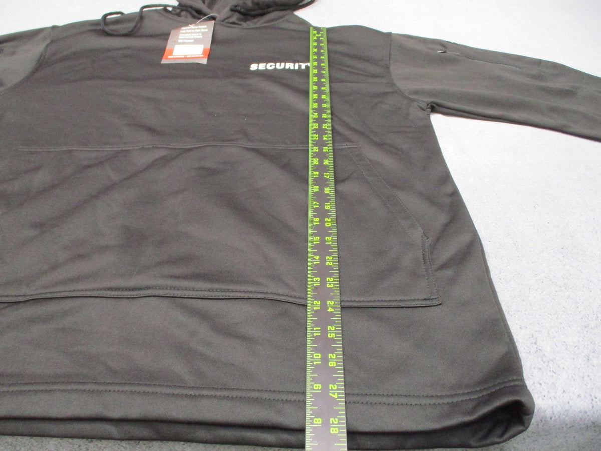 Rothco Security Concealed Carry Hoodie Tactical Sweatshirt Black Size Large 2060