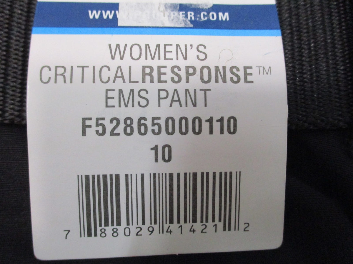 New Propper Women's CriticalResponse EMS Tactical Pants Black 10 Unhemmed 36.5