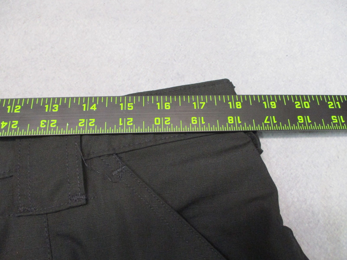 New Propper Women's Tactical Cargo Pants Black 16 Unhemmed 36.5 Ripstop Teflon