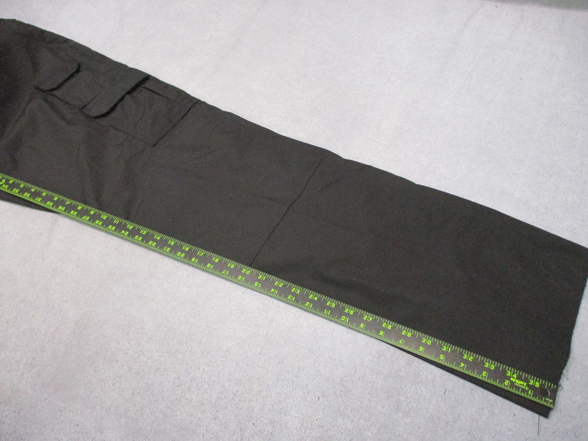 New Propper Women's Tactical Cargo Pants Black 16 Unhemmed 36.5 Ripstop Teflon