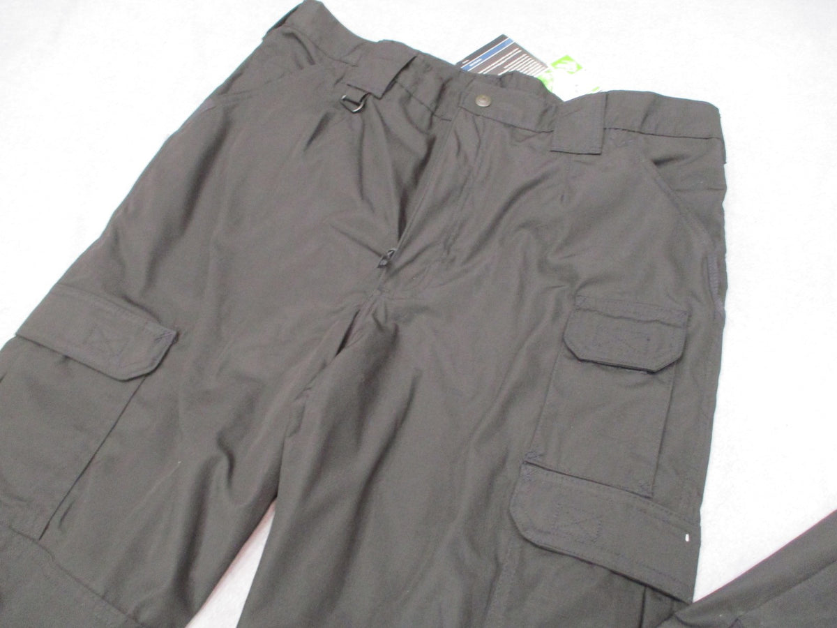 New Propper Women's Tactical Cargo Pants Black 16 Unhemmed 36.5 Ripstop Teflon