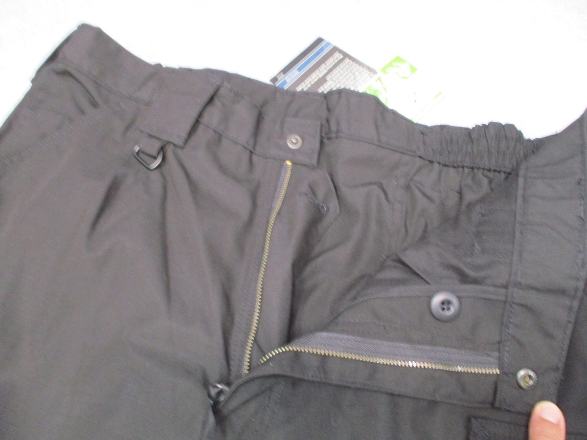 New Propper Women's Tactical Cargo Pants Black 16 Unhemmed 36.5 Ripstop Teflon