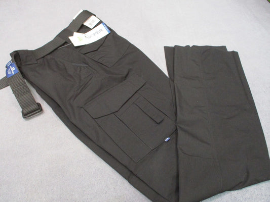 New Propper Women's EMS Tactical Pants Black Size 14 Unhemmed 36.5 Teflon Belt