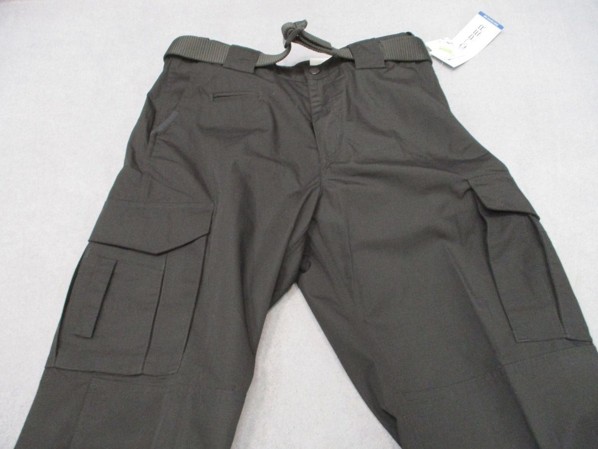 New Propper Women's EMS Tactical Pants Black Size 14 Unhemmed 36.5 Teflon Belt