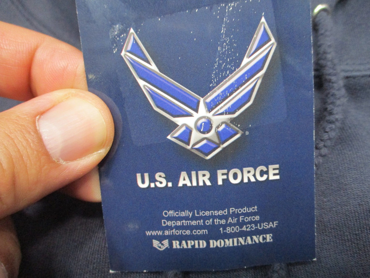 Rapid Dominance USAF Air Force Hoodie Navy Men's XL Official Licensed NOS