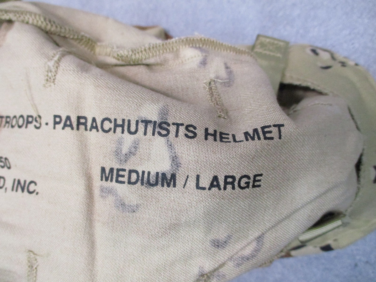USGI PASGT Helmet Cover 6 Color Desert Chocolate Chip M/L NSN 8415-01-103-1350