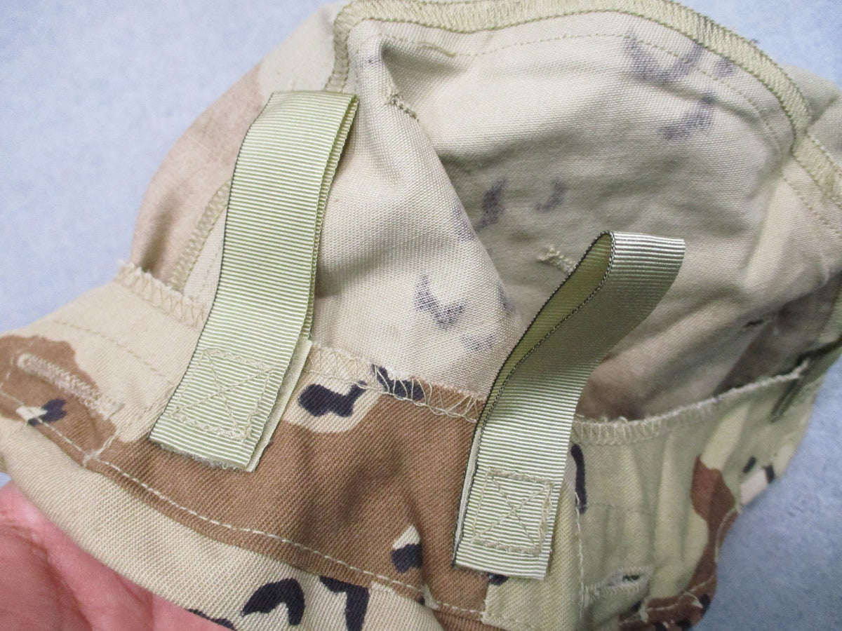 USGI PASGT Helmet Cover 6 Color Desert Chocolate Chip M/L NSN 8415-01-103-1350