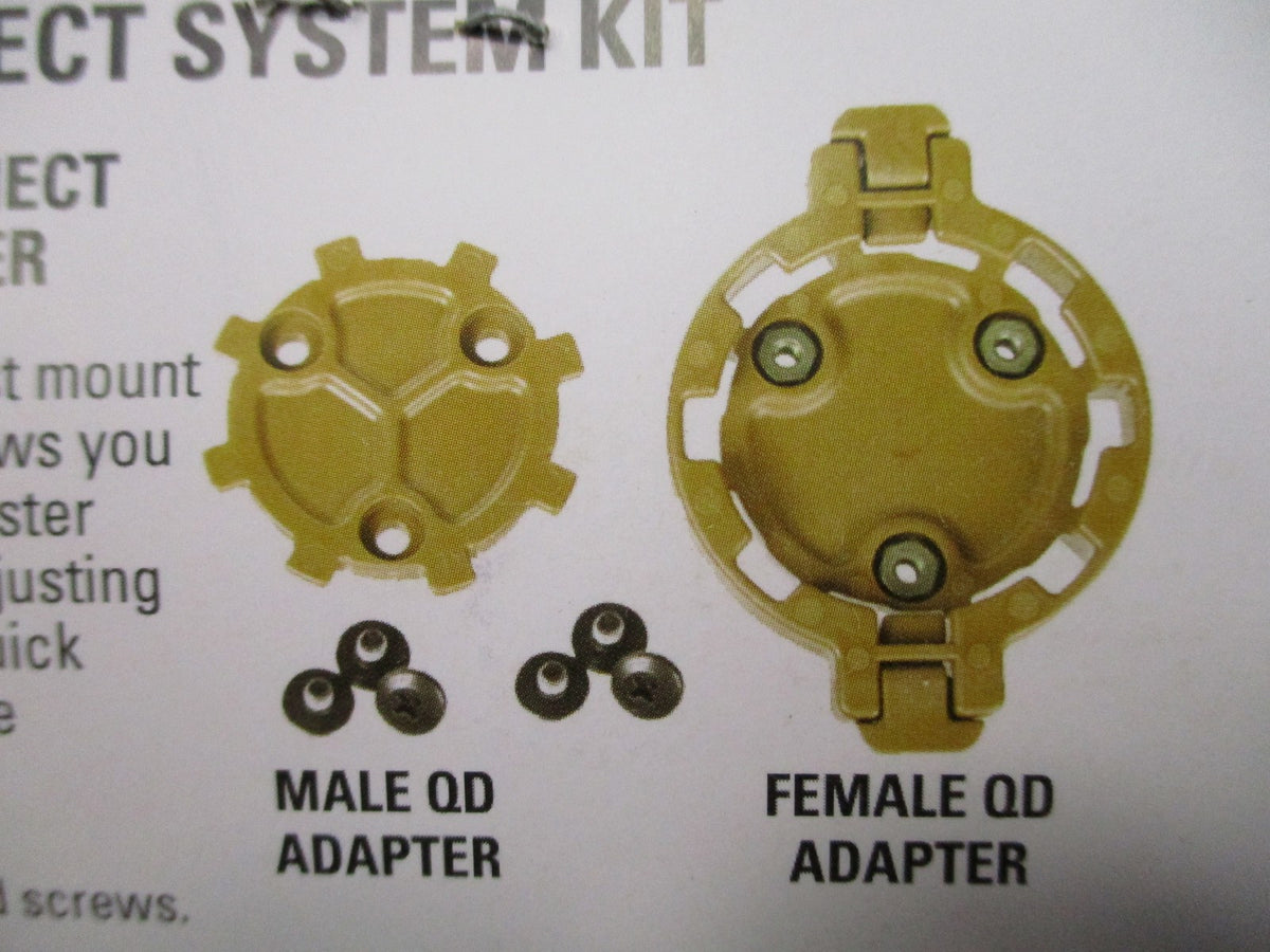 Blackhawk SERPA QD Quick Disconnect Male Female Adapter Set Coyote Tan NOS