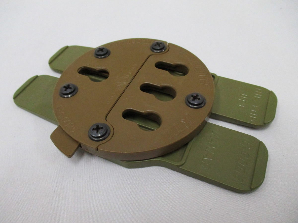G-CODE TACTICAL HOLSTER MOUNT MOLLE WEBBING ADAPTER RTI GA-0025 COYOTE BROWN