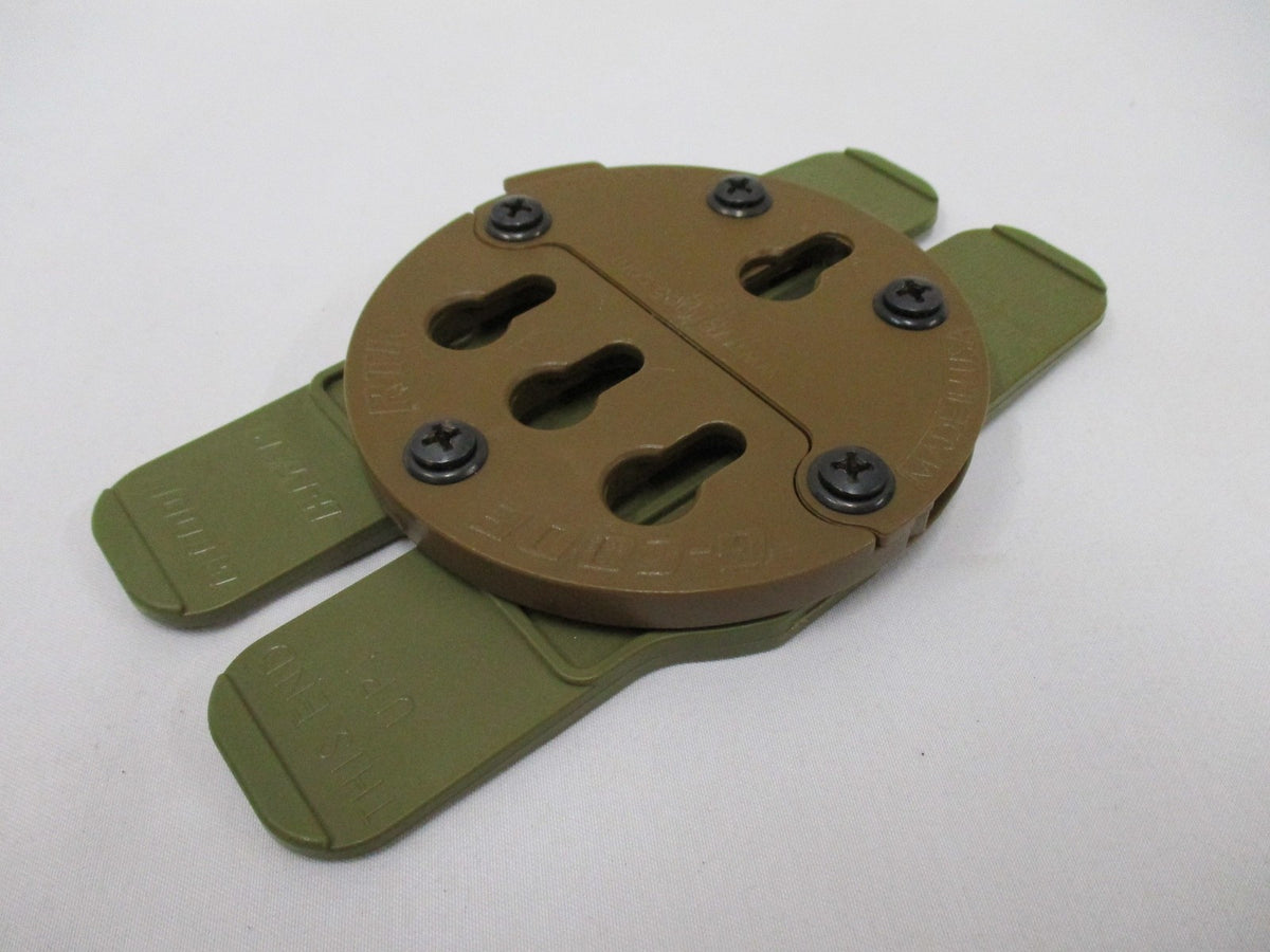 G-CODE TACTICAL HOLSTER MOUNT MOLLE WEBBING ADAPTER RTI GA-0025 COYOTE BROWN