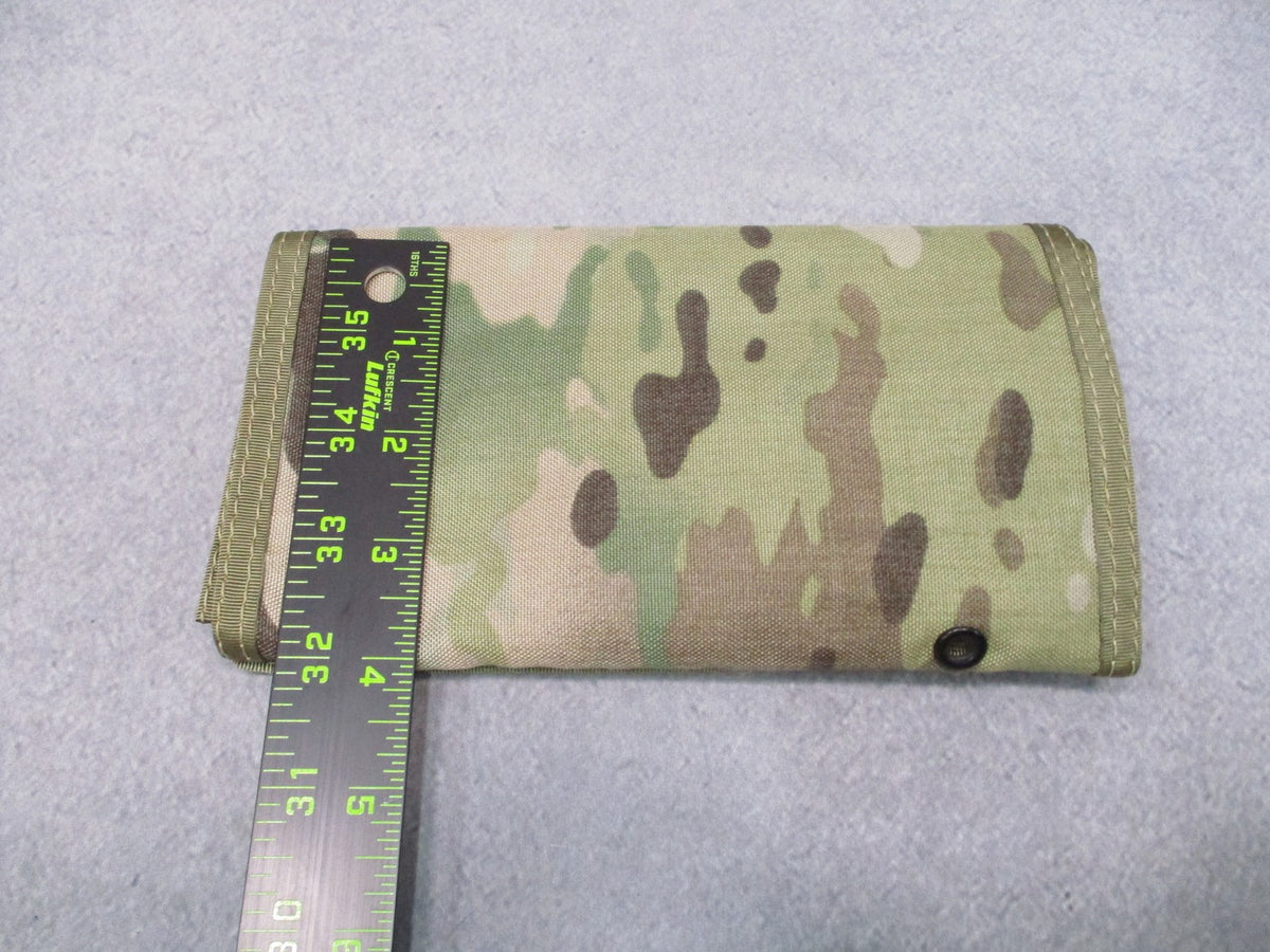 Tactical Map Document Case Multicam Foldable Pouch Clear Window Military Style