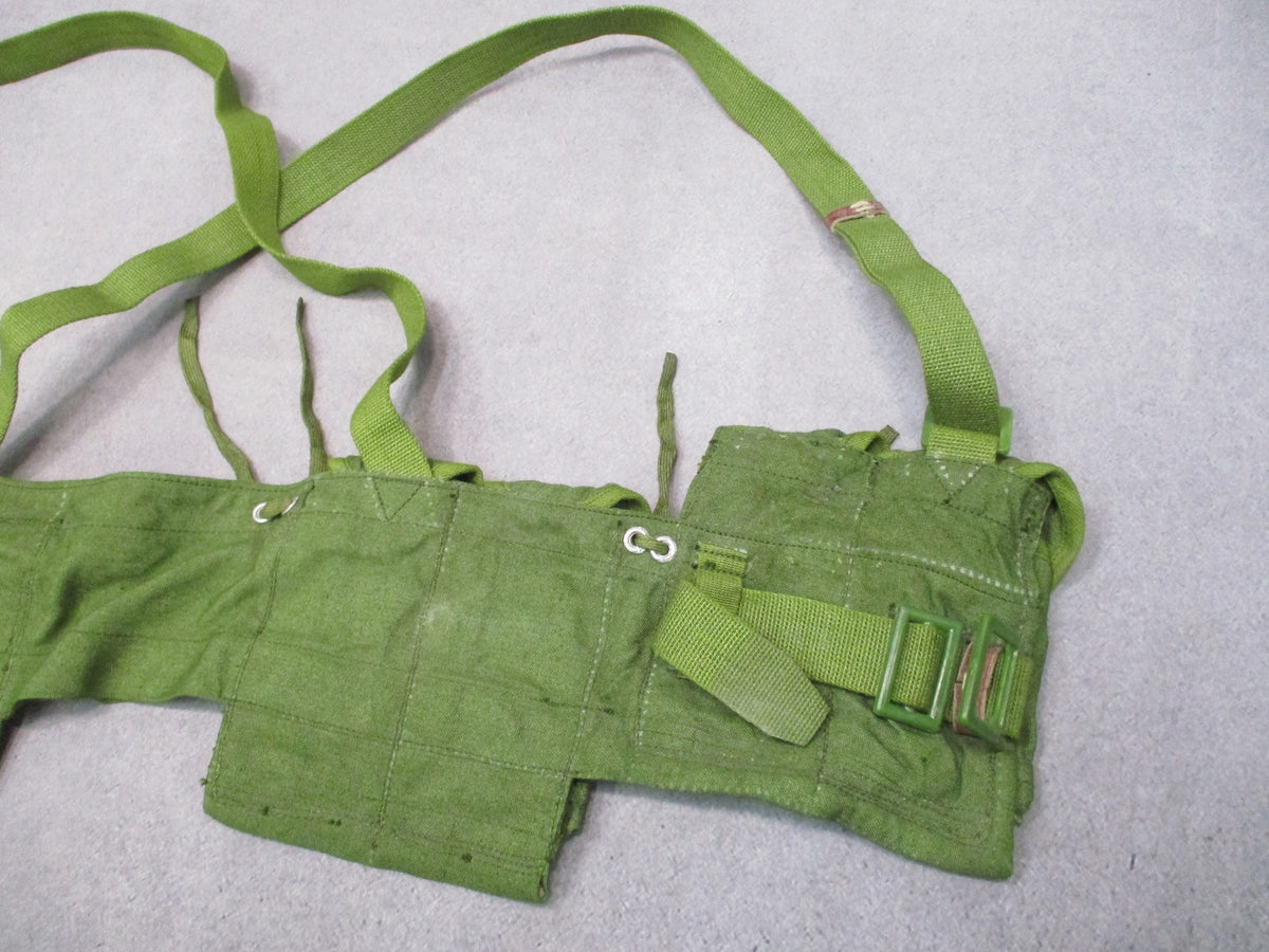 Chinese Type 63 Chicom Chest Rig Green Canvas 20 Round 7.62 Magazine Surplus