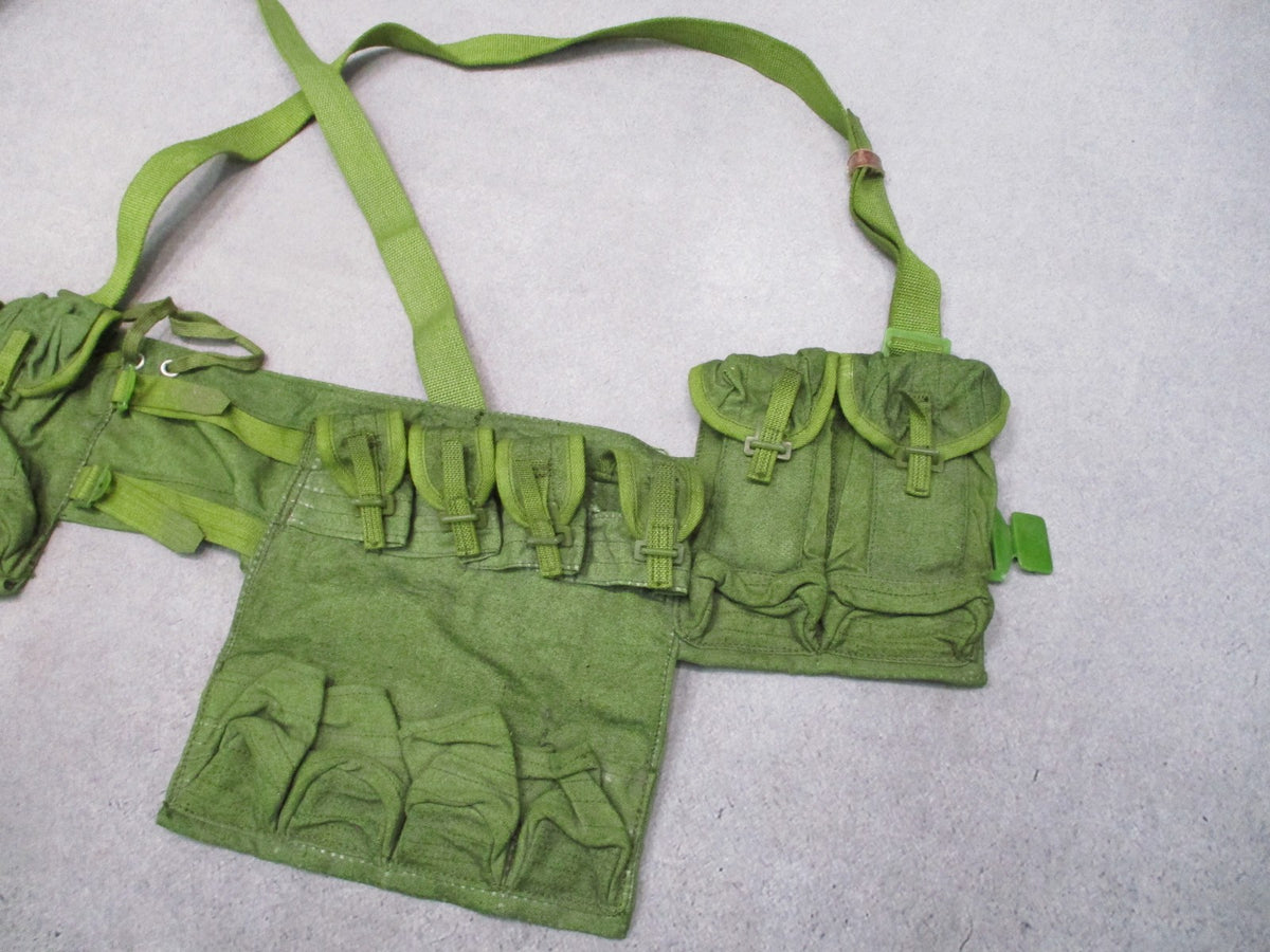 Chinese Type 63 Chicom Chest Rig Green Canvas 20 Round 7.62 Magazine Surplus