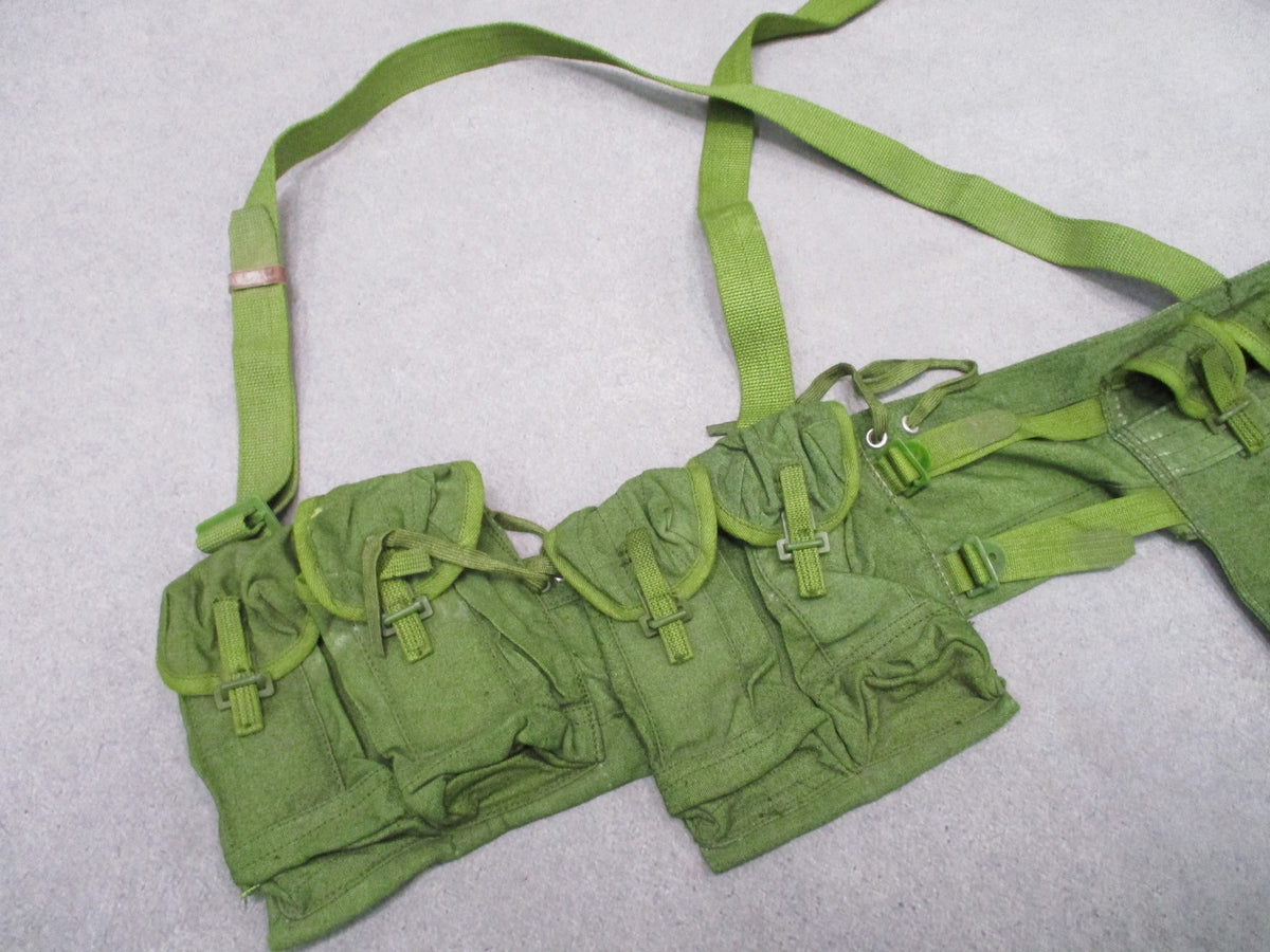 Chinese Type 63 Chicom Chest Rig Green Canvas 20 Round 7.62 Magazine Surplus