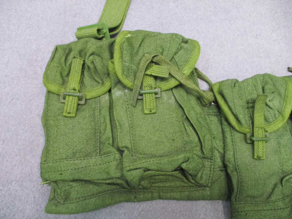 Chinese Type 63 Chicom Chest Rig Green Canvas 20 Round 7.62 Magazine Surplus