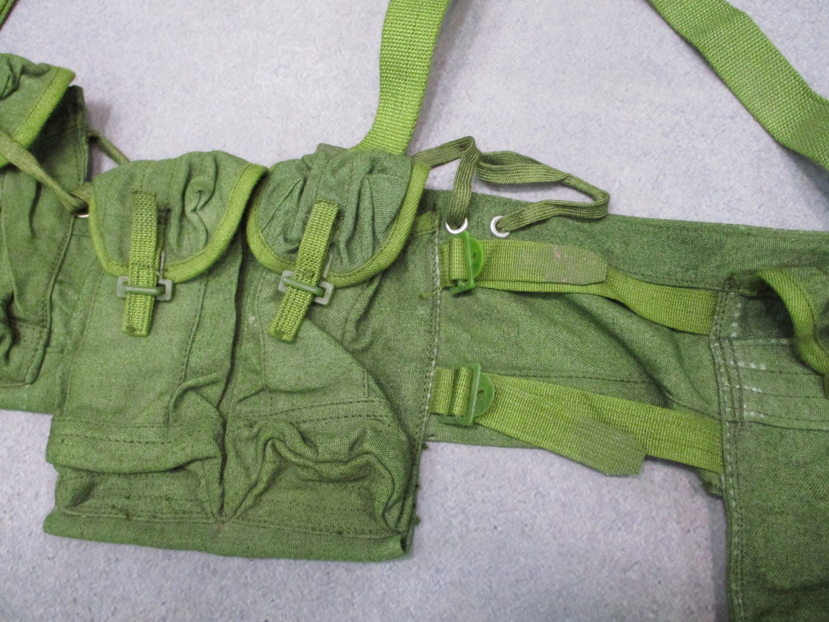 Chinese Type 63 Chicom Chest Rig Green Canvas 20 Round 7.62 Magazine Surplus