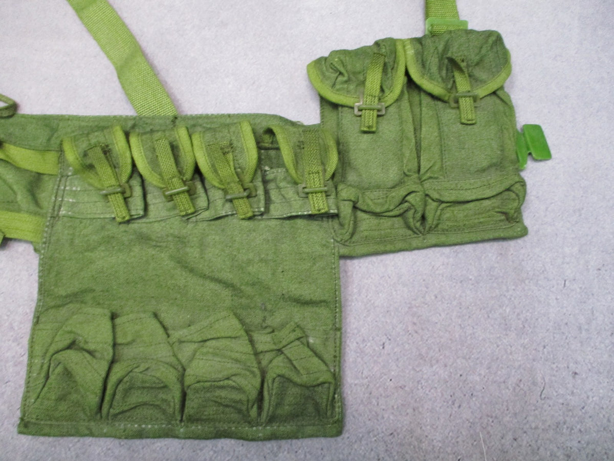 Chinese Type 63 Chicom Chest Rig Green Canvas 20 Round 7.62 Magazine Surplus