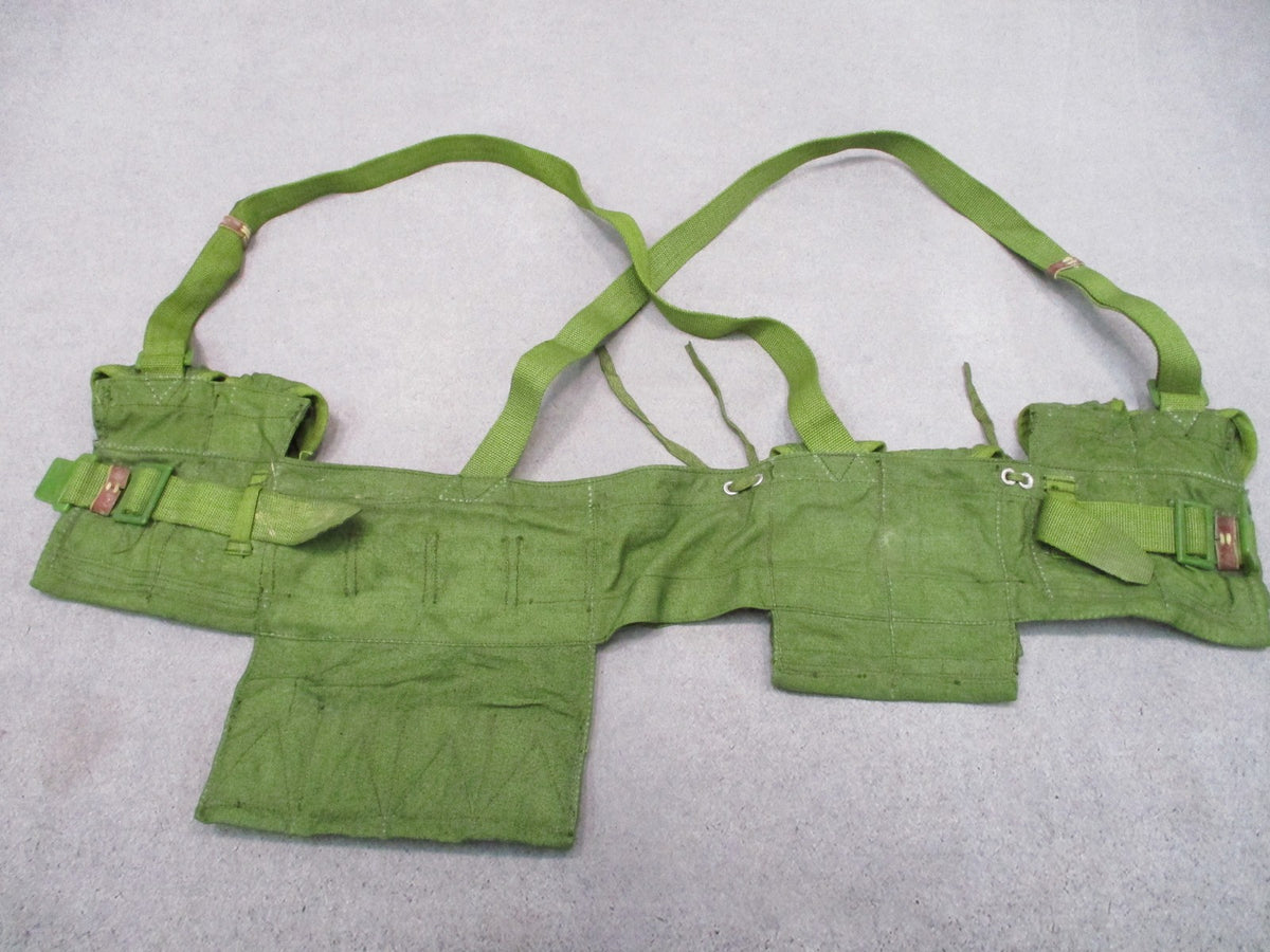 Chinese Type 63 Chicom Chest Rig Green Canvas 20 Round 7.62 Magazine Surplus