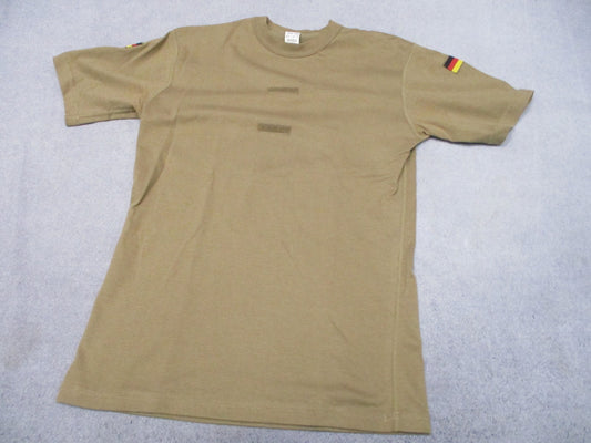 German Bundeswehr Tropical T-Shirt Tan Small 44/38 NSN 8420-12-395-2739