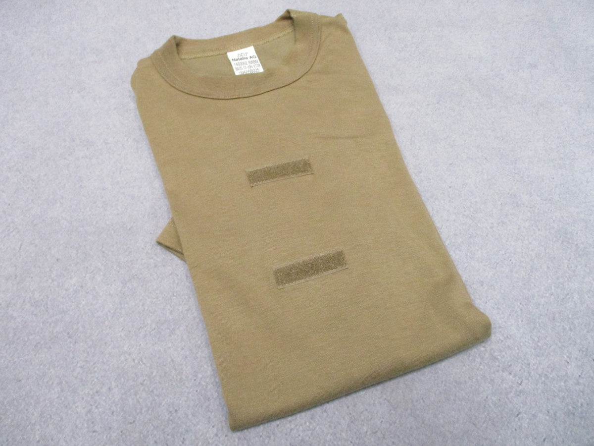 German Bundeswehr Tropical T-Shirt Tan Small 44/38 NSN 8420-12-395-2739