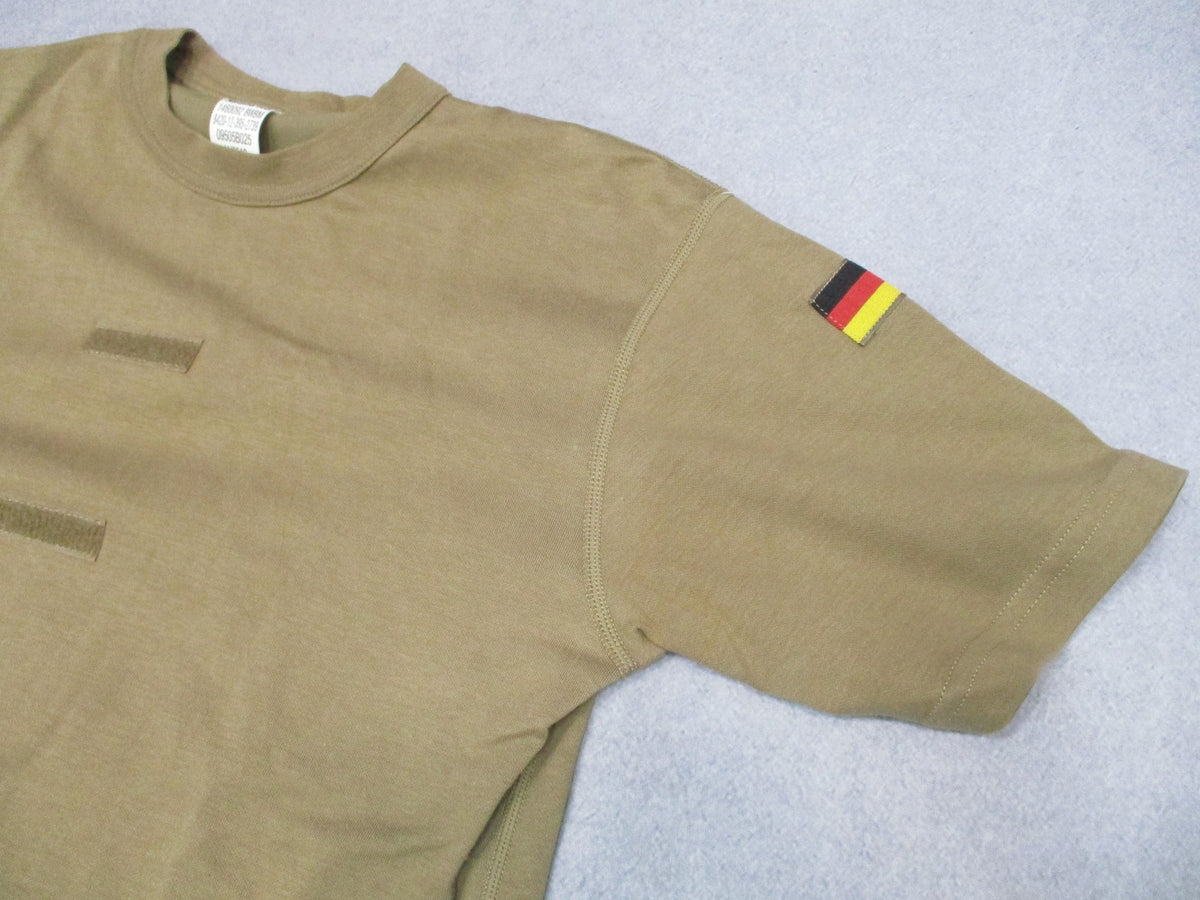 German Bundeswehr Tropical T-Shirt Tan Small 44/38 NSN 8420-12-395-2739