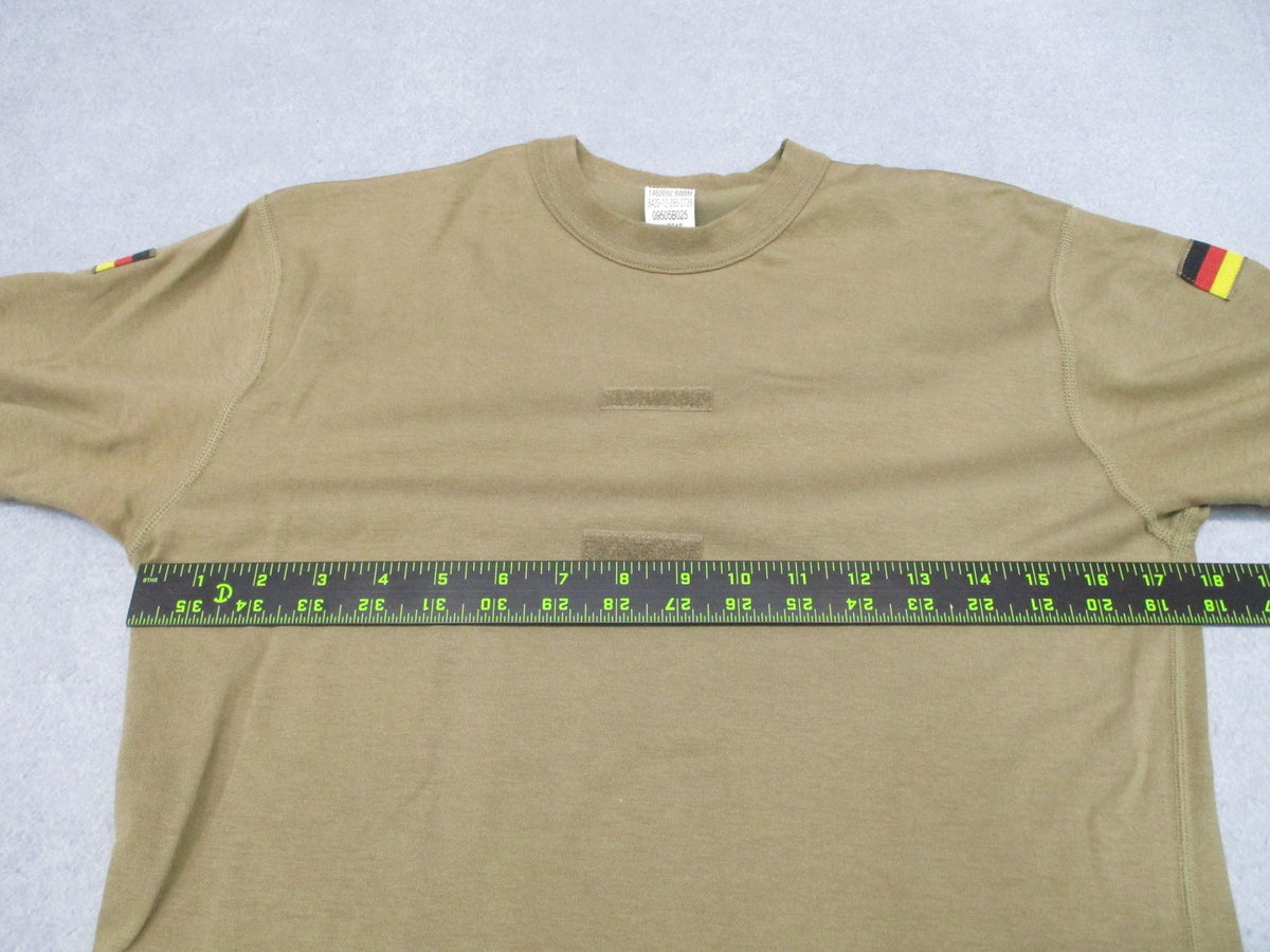 German Bundeswehr Tropical T-Shirt Tan Small 44/38 NSN 8420-12-395-2739